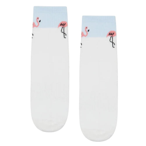 MoveActive Crew Grip Socks Deco Flamingo