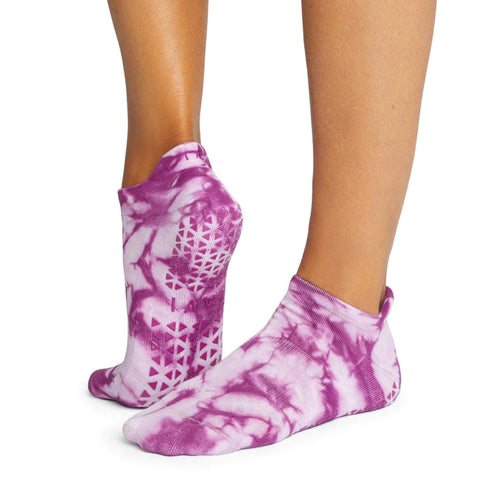 Tavi Active Savvy Grip Socks Violet Tie-Dye