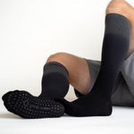 Great Soles Kiley Compression Ombre Knee High Grip Sock Dusk Black 