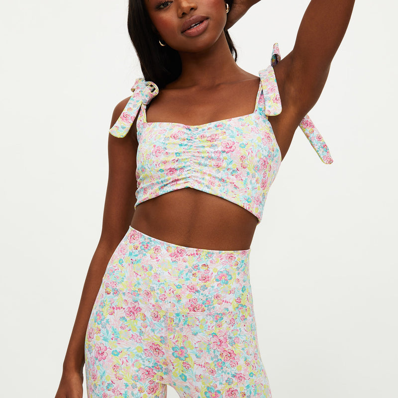 beach riot forget me not floral Amelia bra