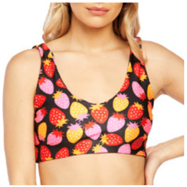 Summer Strawberries Bra - Goldsheep - simplyWORKOUT – SIMPLYWORKOUT