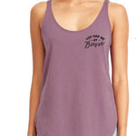 Simplyworkout you had me at barre mauve strappy tank