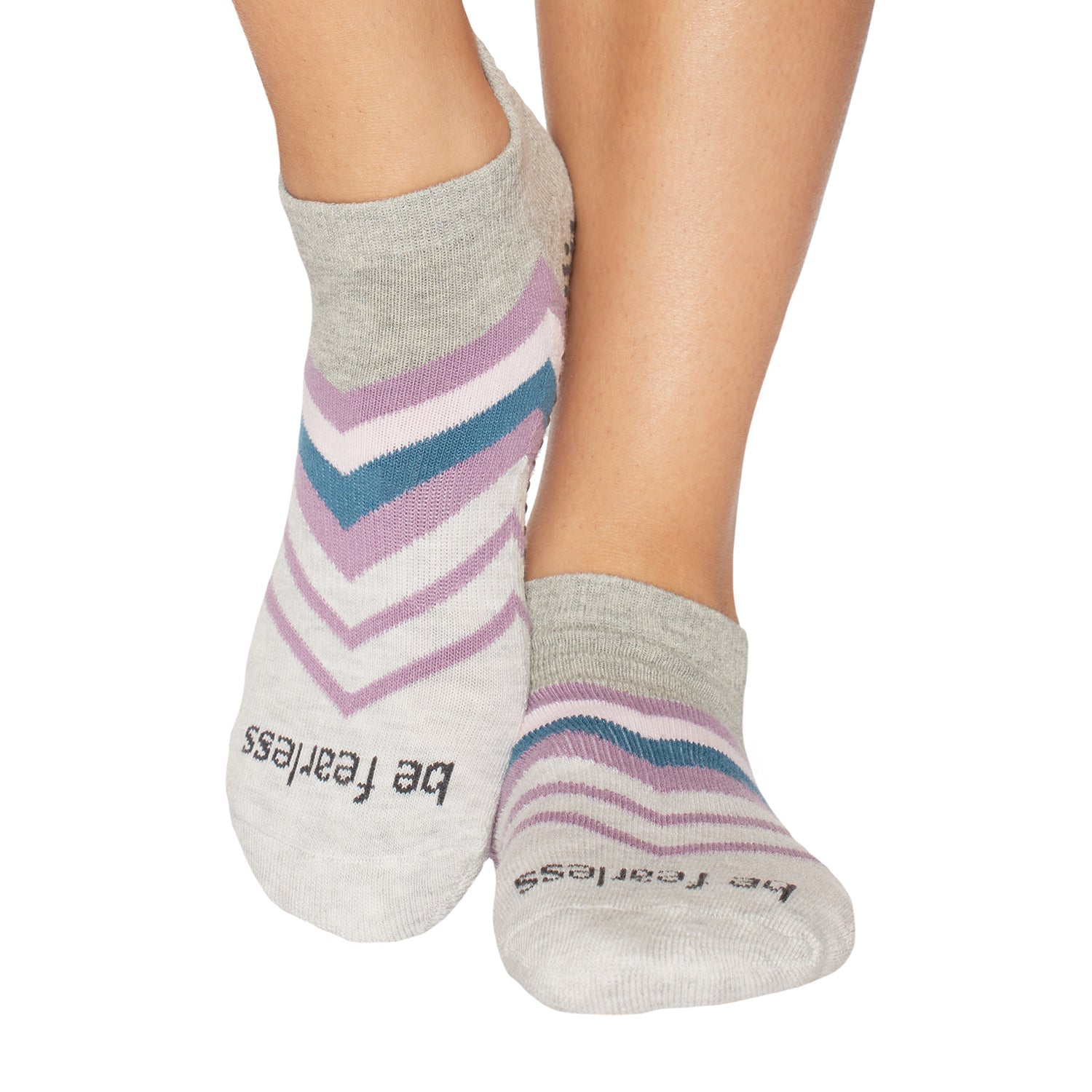 Be Fearless Wisteria Grip Socks - Sticky Be - simplyWORKOUT – SIMPLYWORKOUT