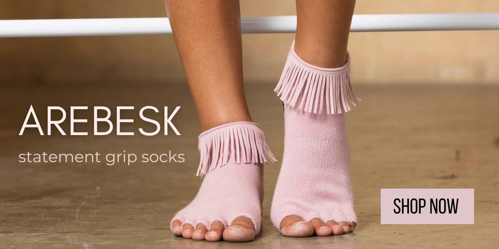shop Arebesk statement grip socks
