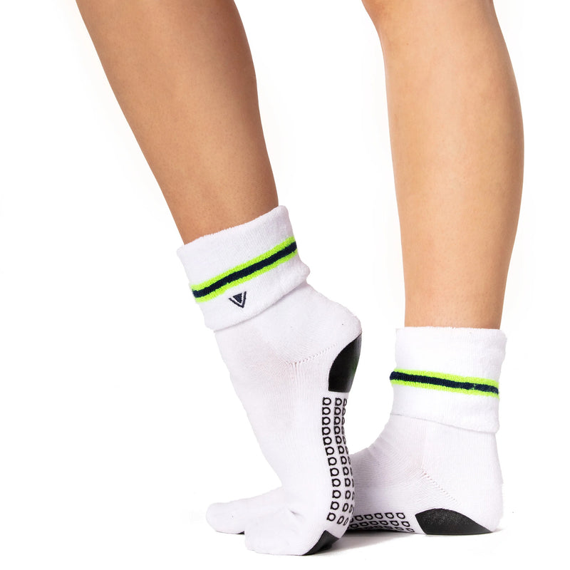 Terry Foldover - Ankle Grip Socks (Barre / Pilates)