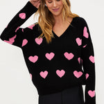 beach riot joey sweater amour heart
