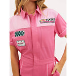 beach riot jumpsuit fandango pink race track