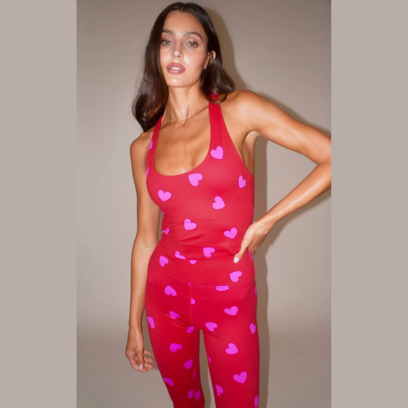Yara Top Royal Red Hearts - Beach Riot - simplyWORKOUT – SIMPLYWORKOUT