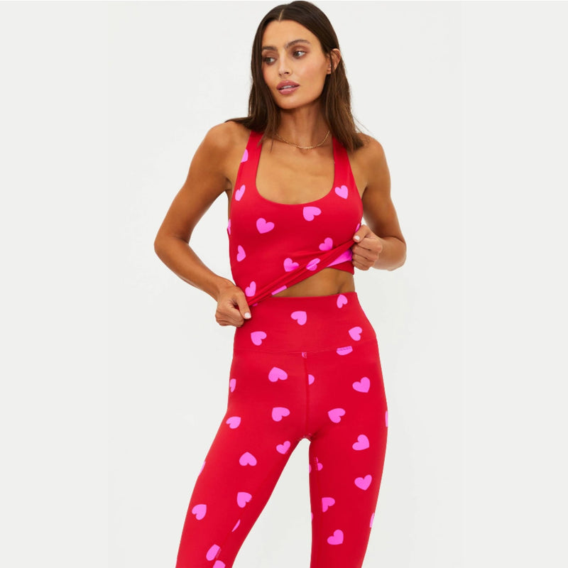 Yara Top Royal Red Hearts - Beach Riot - simplyWORKOUT – SIMPLYWORKOUT
