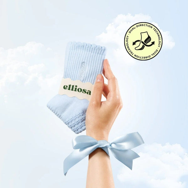 Elliosa Basics Grip Socks Baby Blue 1