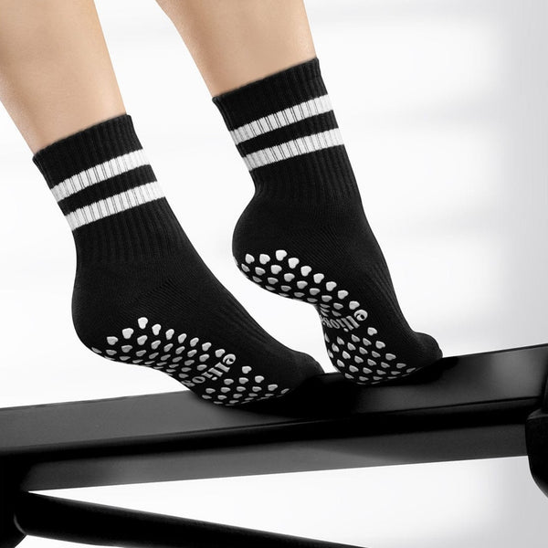 Elliosa Dual Direction Grip Socks Stripes Black 3