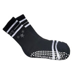 great soles jess black snowflake grip socks 