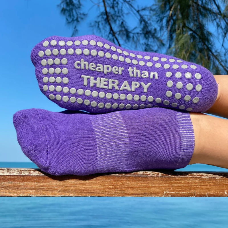 life by Lexie cheaper than therapy grip socks purple