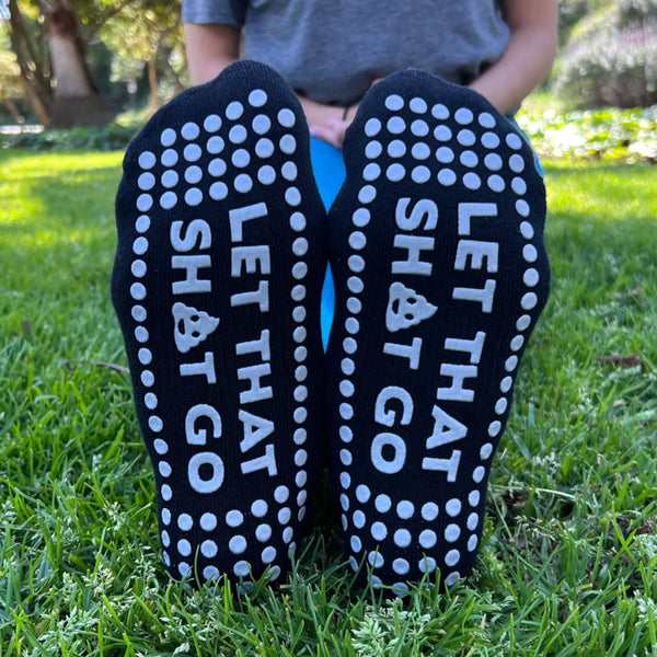 life by Lexie let that go grip socks