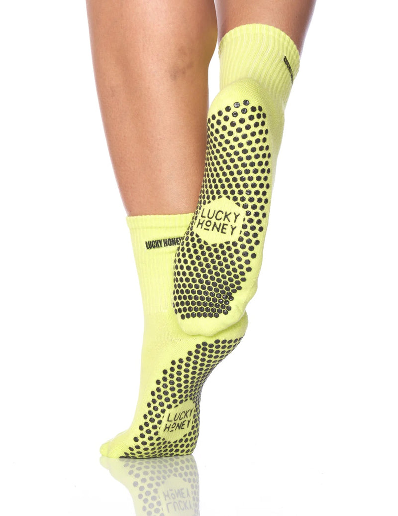 The Core Grip Sock - Lucky Honey - simplyWORKOUT – SIMPLYWORKOUT