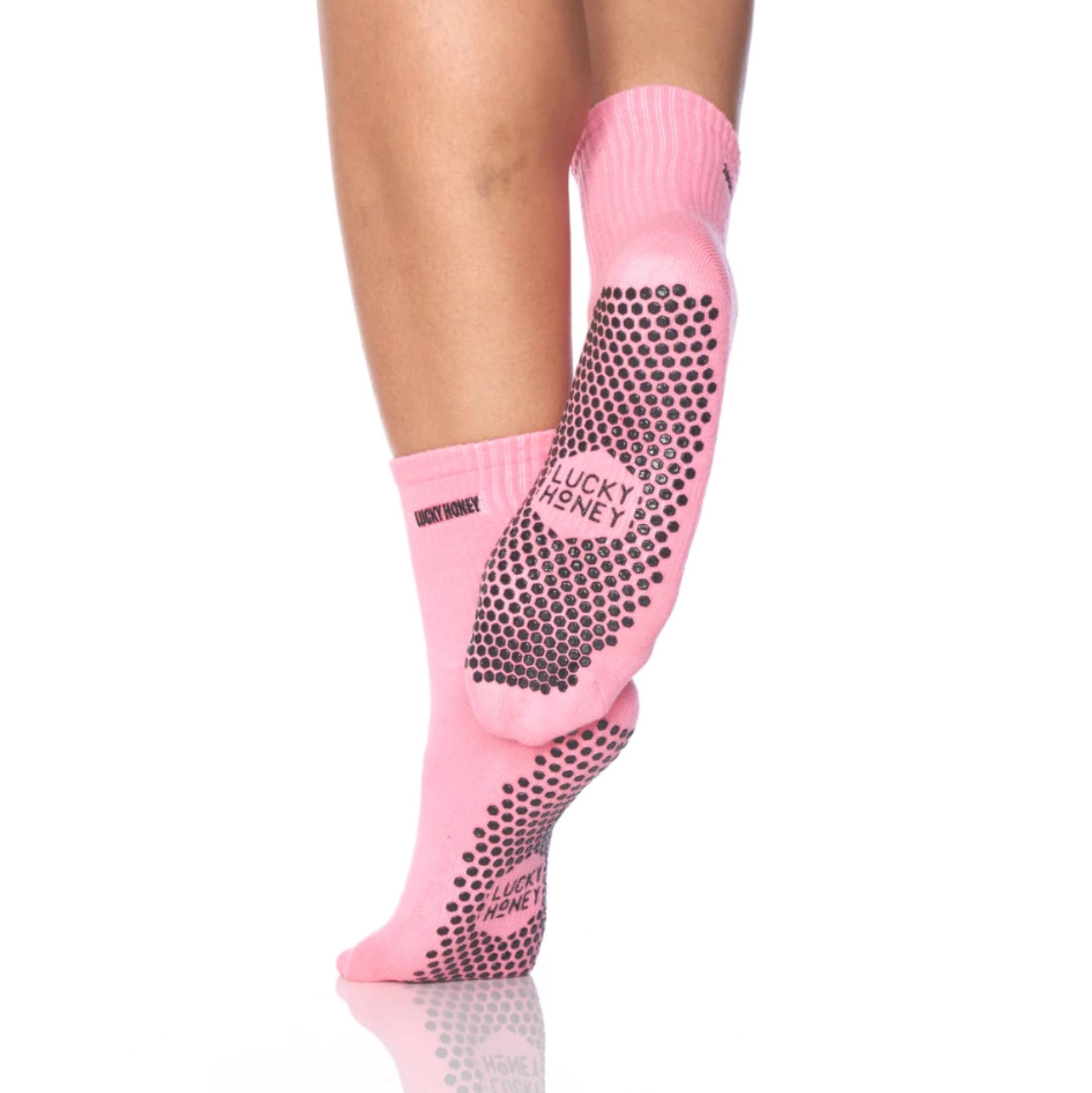 Lucky Honey Scrunchie Grip Socks – Flex All Day