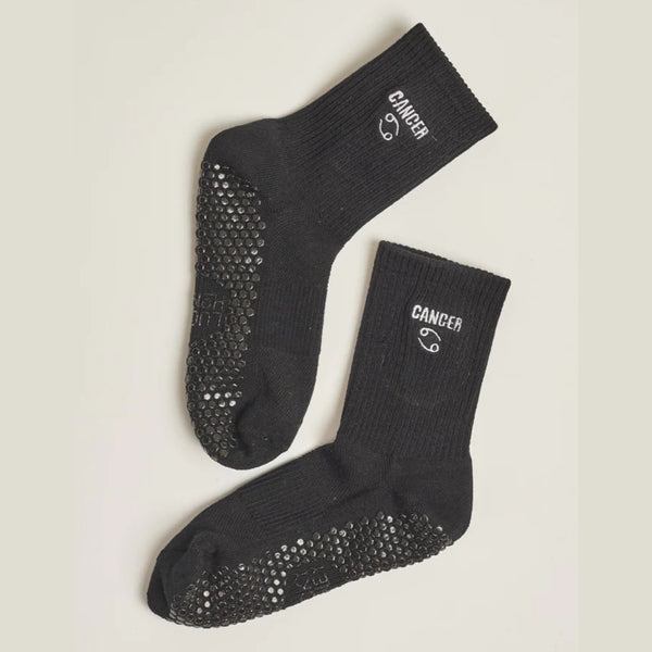 Lucky Honey The Zodiac Grip Sock Cancer