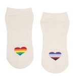 move active classic grip socks rainbow hearts