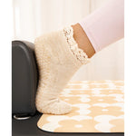 move active classic low rise boho ruffle sand grip socks