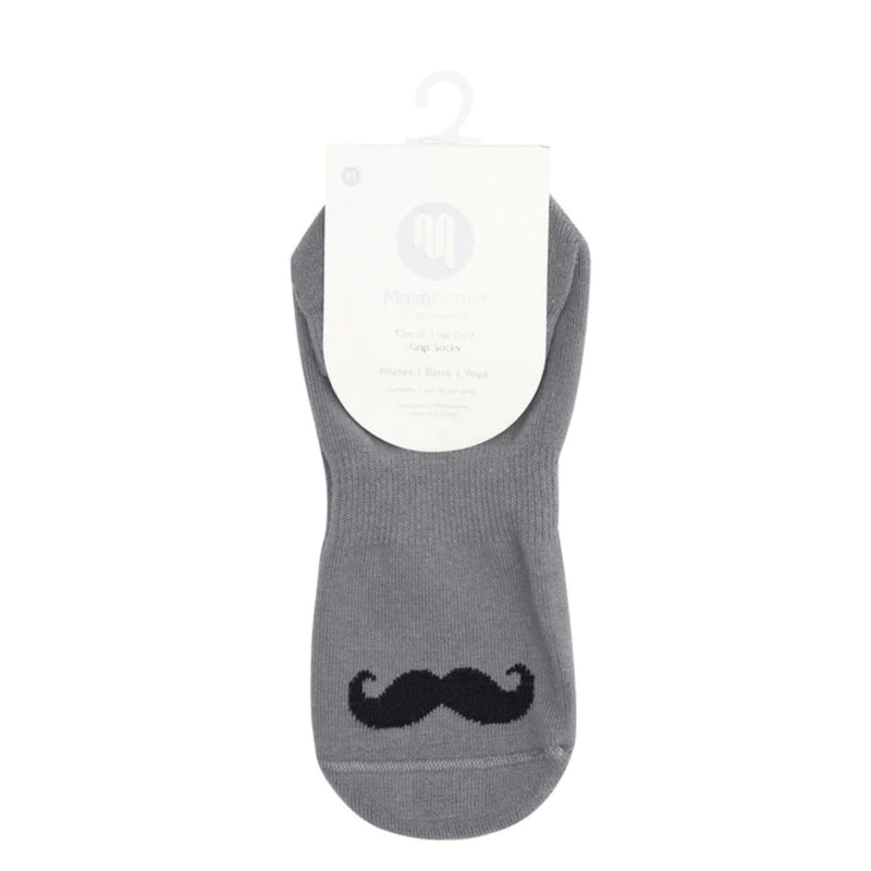 move active classic low rise mo 2.0 gray grip socks