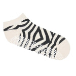 move active classic low rise monochrome swirl grip socks