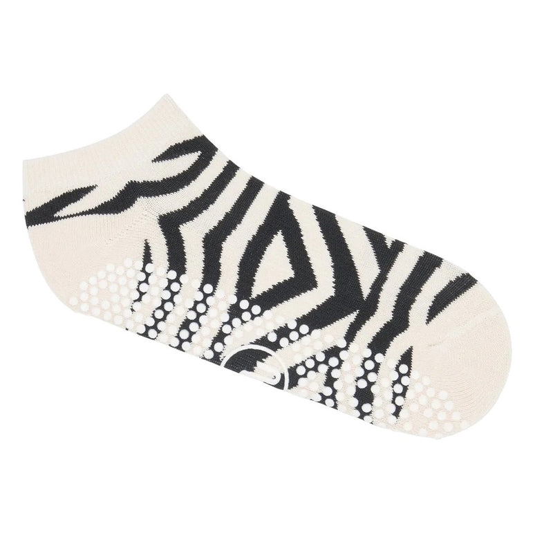 move active classic low rise monochrome swirl grip socks
