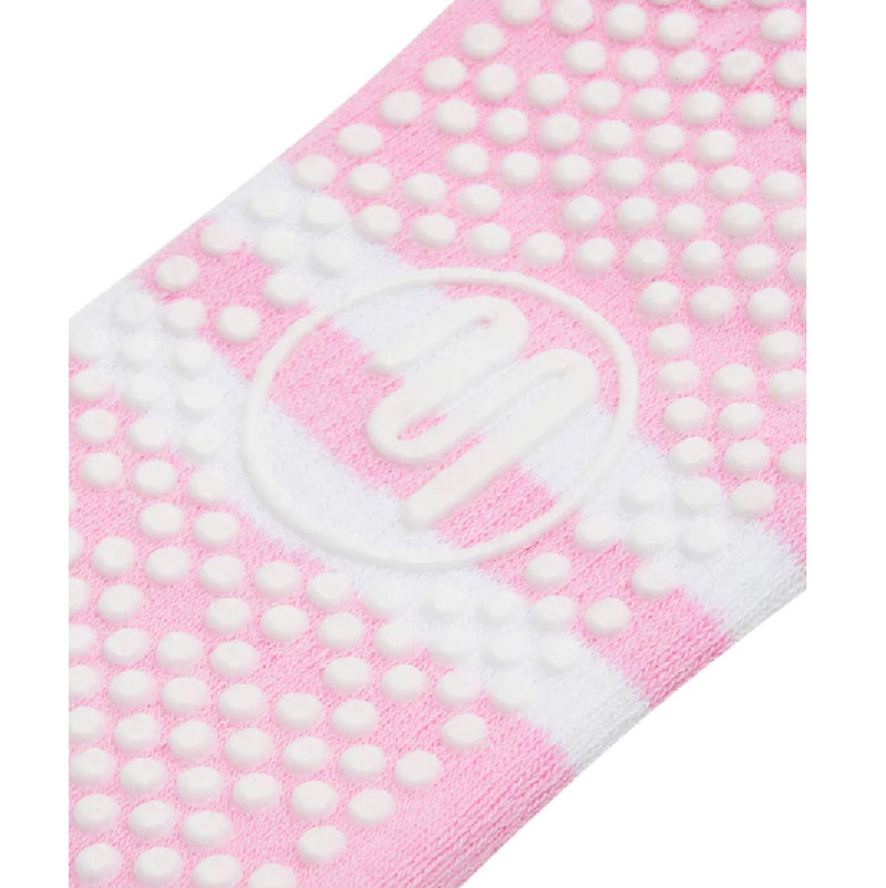 move active classic low rise sporty pink grip socks