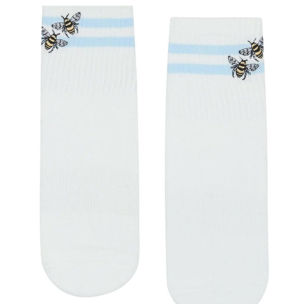 move active busy bee crew grips socks