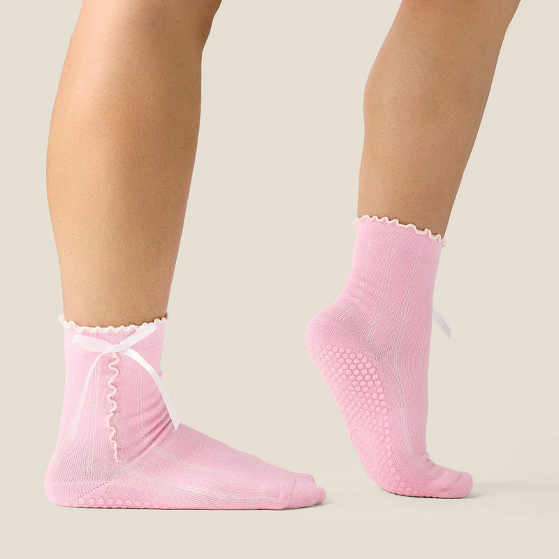 Crew Grip Socks - Bow - MoveActive - simplyWORKOUT – SIMPLYWORKOUT