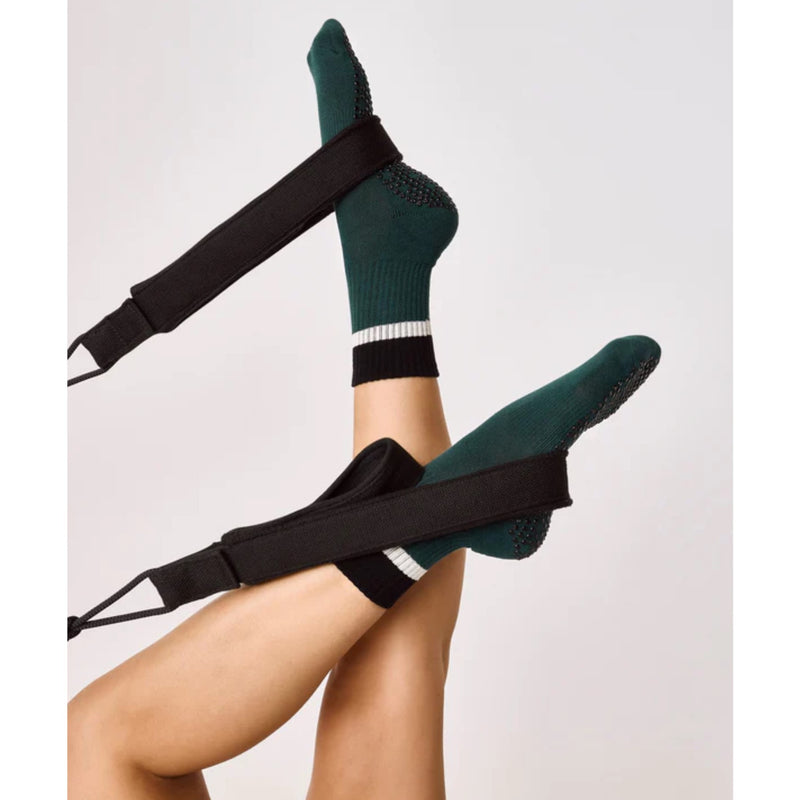Crew Grip Socks - Emerald Stride (Barre / Pilates)