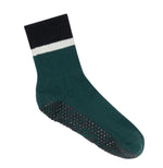 move active crew grip socks emerald stride
