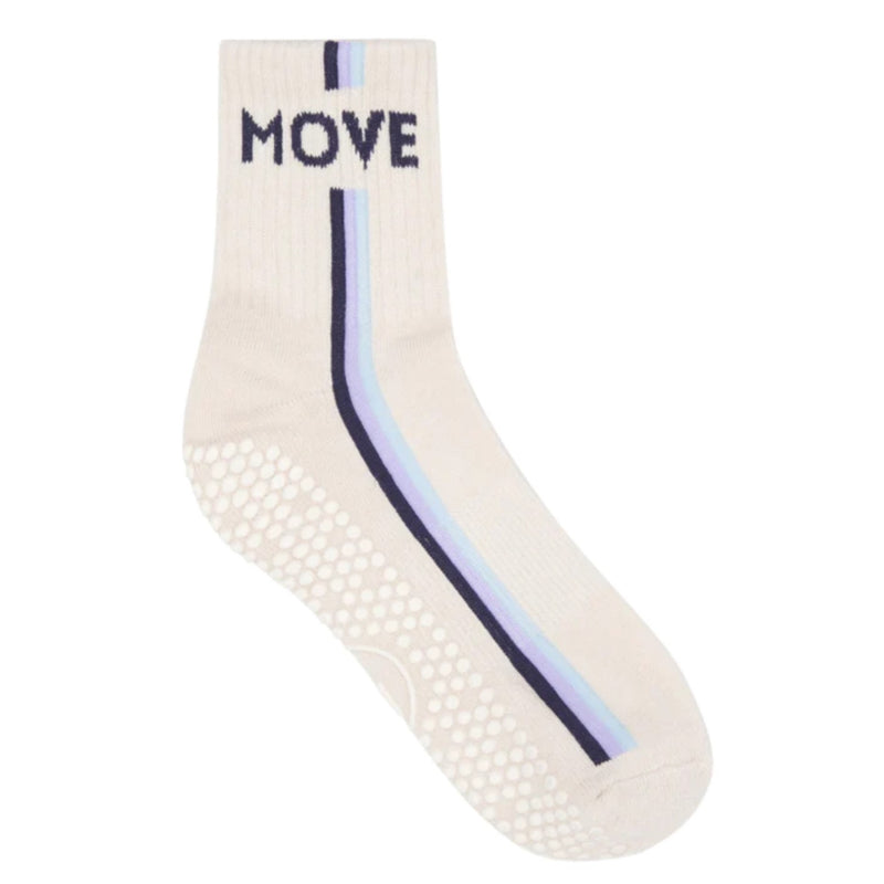 move active crew stellar stripes milk grip socks