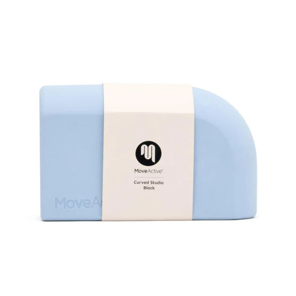 Move Active Curved Yoga Block Powder Blue 3