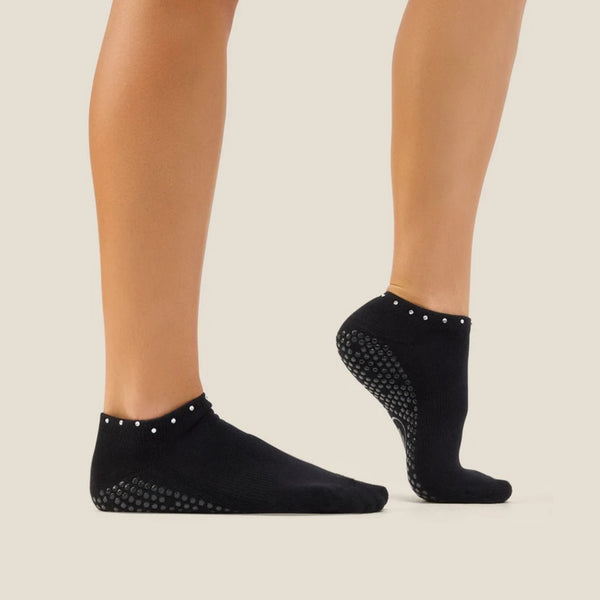Move Active Classic Low Rise Grip Socks Gem Black