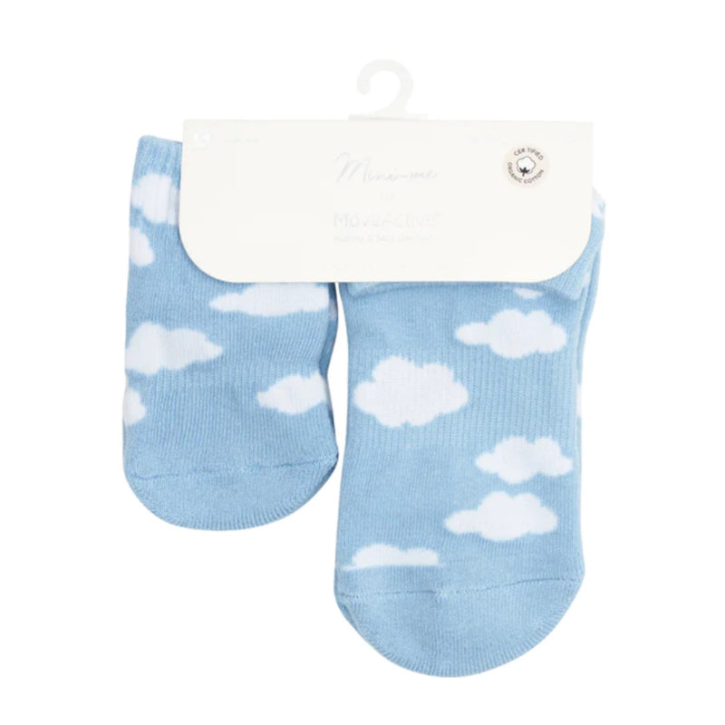 MoveActive Mini-Me "Mums & Bubs" Grip Sock Set Fluffy Clouds
