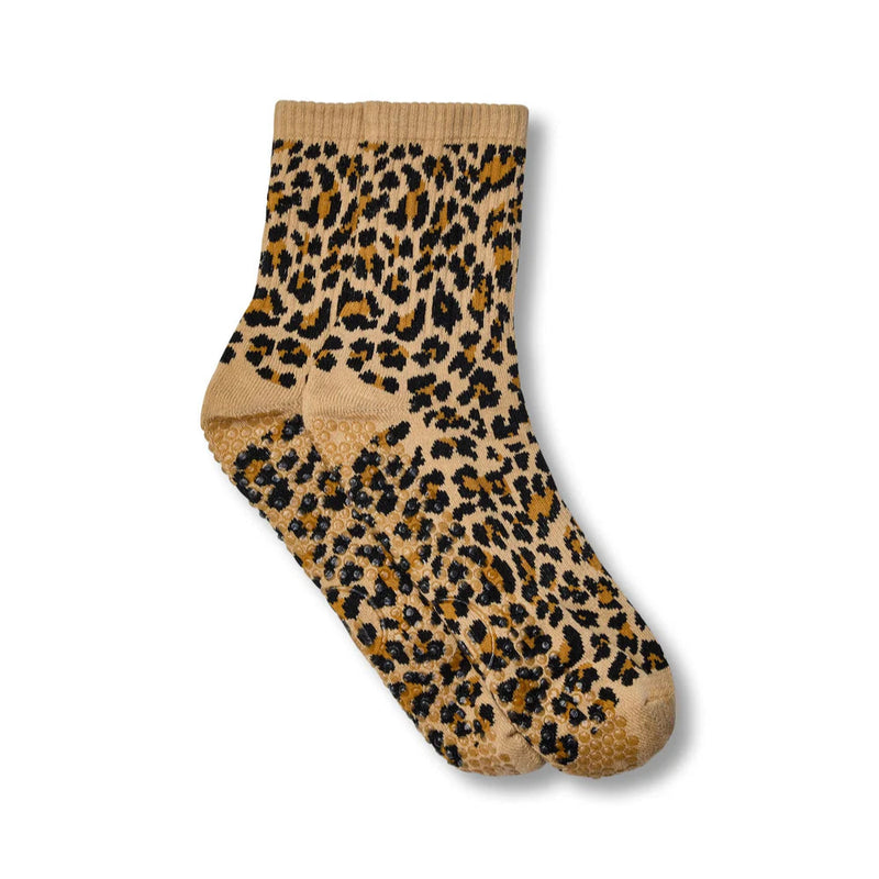 Safari Prints Crew Grip Socks -MoveActive-simplyWORKOUT