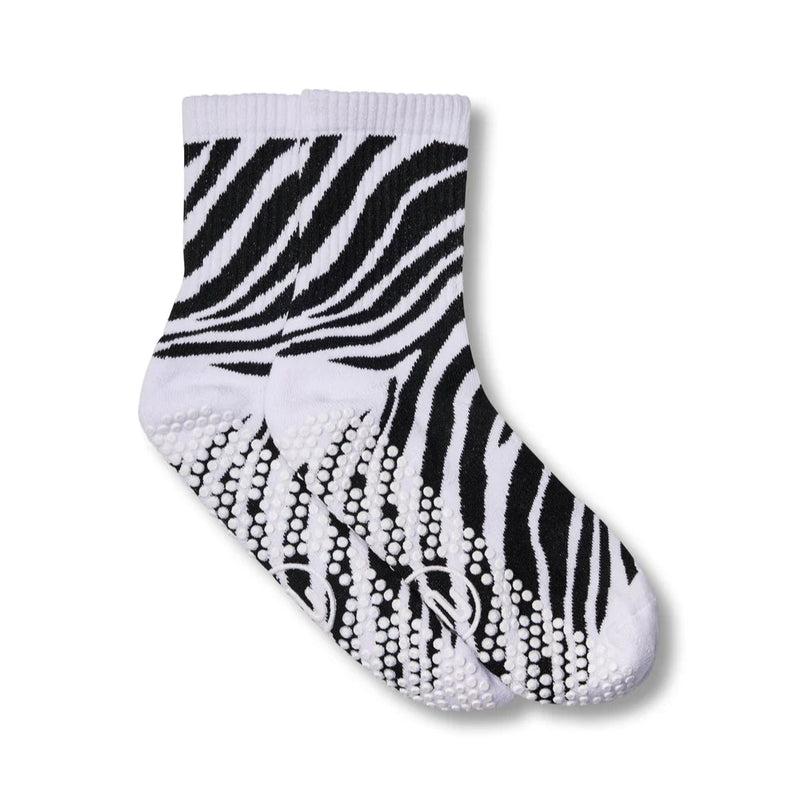 Safari Prints Crew Grip Socks -MoveActive-simplyWORKOUT