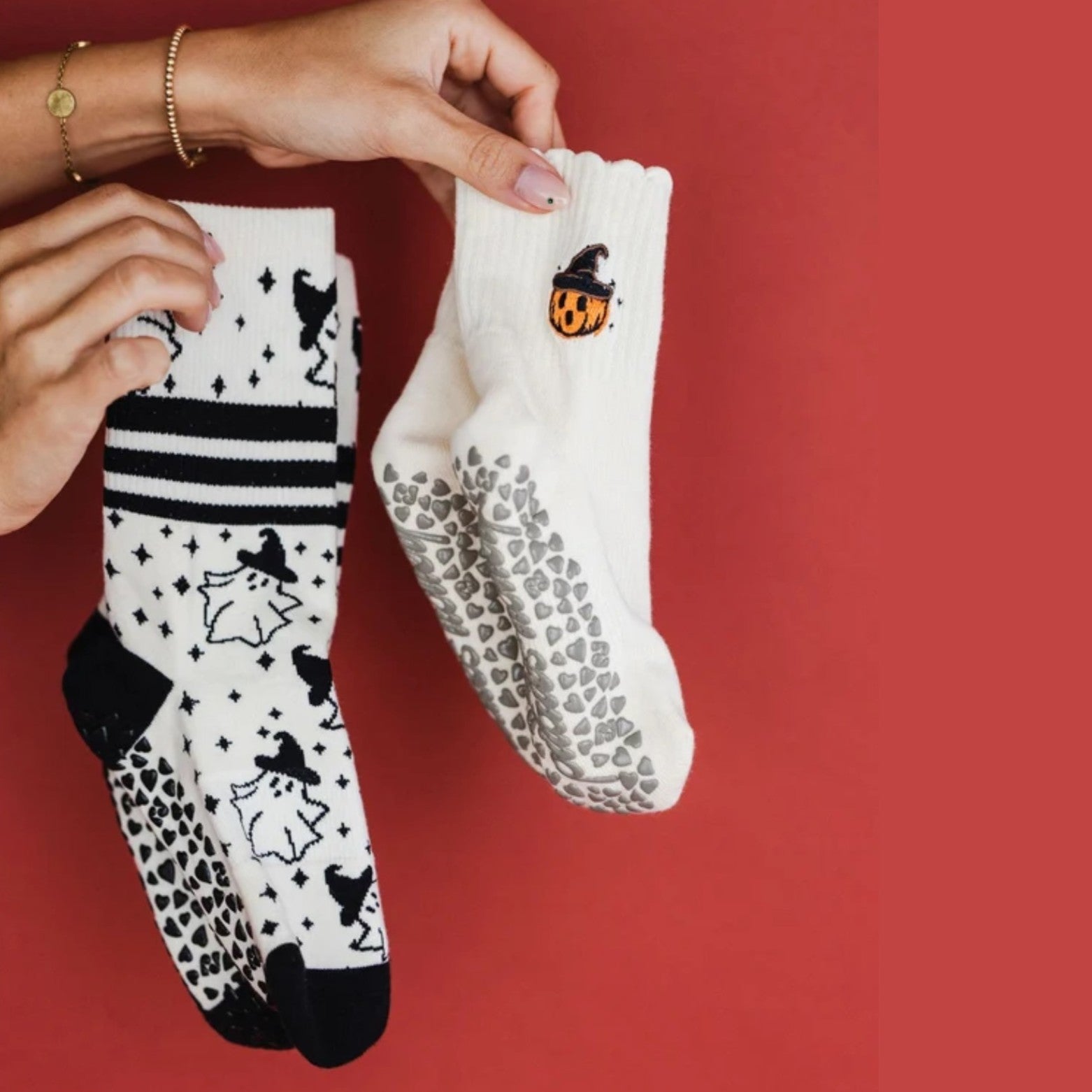 Pilates Honey Pilates Boyfriend Luxe Collection Crew Grip Sock