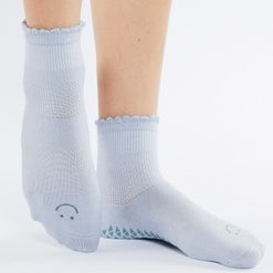 pointe studio happy ankle crew sock arctic ice