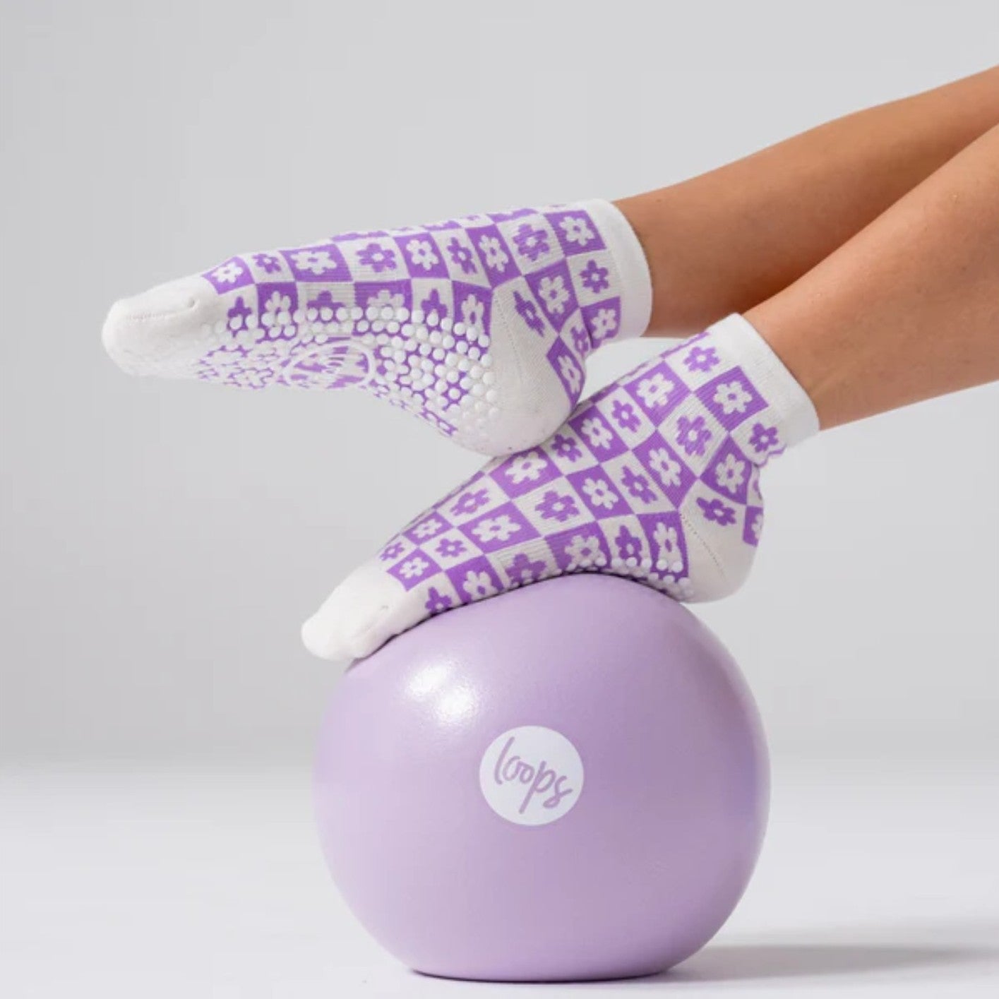 Reformer Loops Studio Grip Socks Bloom Lilac