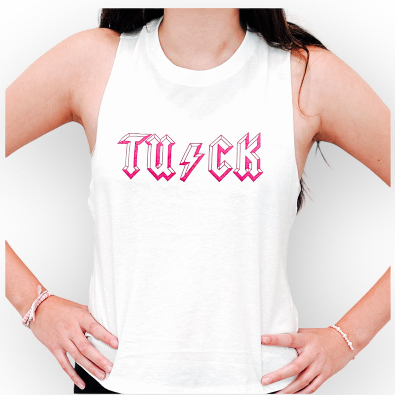 White Rocker Tank Tuck Rocker Tank by simplyWORKOUT – SIMPLYWORKOUT