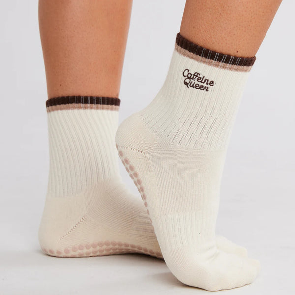 Souls LA Caffeine Queen Grip Socks 1