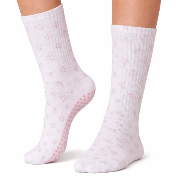 Souls Pink Blossom Crew Grip Sock 