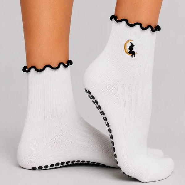 Souls Resting Witch Face Grip Sock 