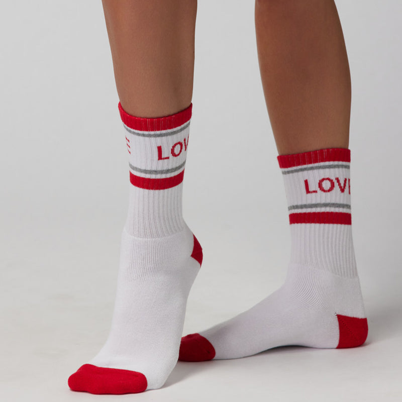 spiritual gangster red love every day sock
