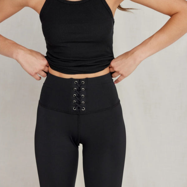 Strut This Kennedy Ankle Legging Black/Black