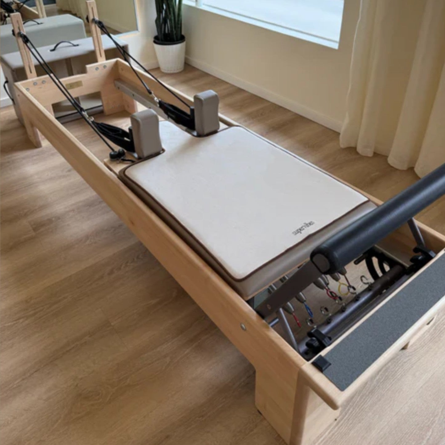 Super Vibes Pilates Reformer Grip Towel Cream