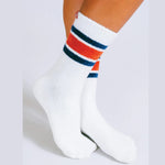 Tailored Union Flour Plush Teddy Ankle Socks White