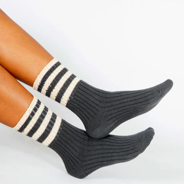 Tailored Union Lexi Black Crew Socks 5