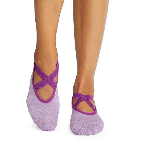 tavi active chloe lilac grip socks